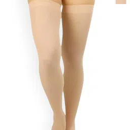 NESKA MODA Pack Of 2 High Thigh Sheer Breathable Stockings-image-50