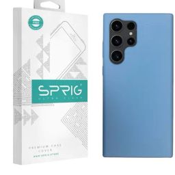 Sprig Liquid Silicone Back Cover for SAMSUNG Galaxy S23 Ultra 5G (Blue)-image-83
