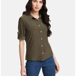 Kazo Green Full Sleeves Shirt-image-28