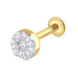 Malabar Gold and Diamonds 18k Gold & Diamond Mine Nosepin for Women-picture-34