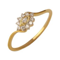 Waman Hari Pethe Jewellers 18k Gold & Diamond Ring for Women-image-71