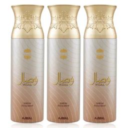 Ajaml Wisal Deodorants Spray for Women  - Pack of 3-image-2