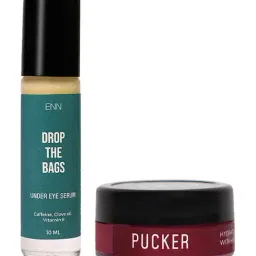 ENN Pucker Lip Balm Mini & Drop The Bag Under Eye Serum Combo Kit-15