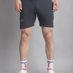 Vimal Jonney Grey Regular Fit Shorts-image-40