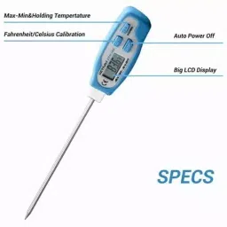 Metravi Digital Thermometer -40°C to 250°C LCD Display, DTM-902 image 3