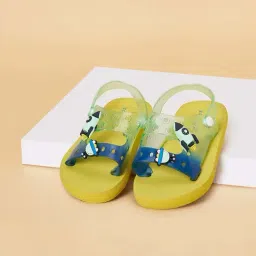 Pantaloons Junior Blue & Green Back Strap Sandals-image-69