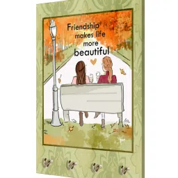 999Store Multicolour MDF  Key Holder - Set of 1 image 3