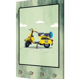999Store Grey & Yellow MDF  Key Holder - Set of 1 image 3