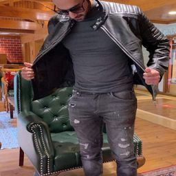 NOORA Men Leather Biker Jacket-picture-54