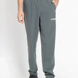 Adidas Grey MT ESS Trackpants-image-45