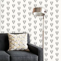 ArtzFolio Printed UV-Resistant Anti-Bacterial Modern Repeat Triangles Peel & Stick Wallpaper-image-30