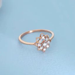 Malabar Gold and Diamonds 18k Rose Diamond Ring for Women-image-25