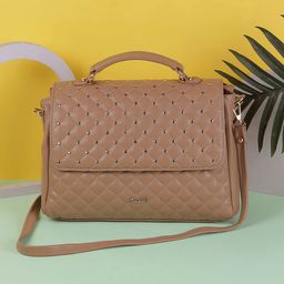 Mochi PU Structured Sling Bag With Quilted-8