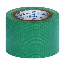 VCR 18 m x 72 mm Waterproof Textile Fibre Green Duct Tape, 8 Rolls Per Pack-32