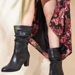 Peach Flores Women's Paige Black Casual Booties-image-35