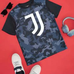 Pantaloons Junior Boys Jet Black Camouflage T-Shirts-image-92
