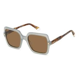 Polaroid Brown Square UV Protected Sunglasses for Women-image-13