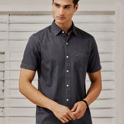 Red Flame Men Opaque Casual Shirt-image-86