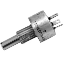 Vishay Panel Mount Rotary Potentiometer 3 W Power 4.7 kΩ Solder Lug Terminal, PE30L0AP472KABG030 (Pack of 10 Pcs)-5