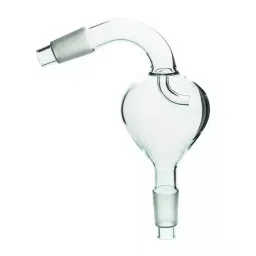 ABGIL Adapter Splash Head Pear Shape Borosilicate Glass and B24 Flask Cone, ADP-45-03-36