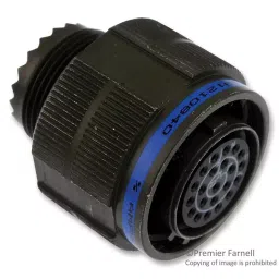 AMPHENOL AEROSPACE CIRCULAR CONNECTOR, STRAIGHT PLUG, SIZE C35, 22 POSITION, CABLE, D38999/26WC35SN-picture-17