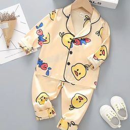 PAGHDAL BROTHERS Unisex Kids Printed Shirt with Pyjamas-image-29
