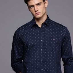 Louis Philippe Sport Slim Fit Geometric Printed Casual Shirt-image-36