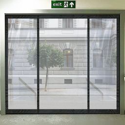 Stylista Transparent Insulated Magnetic Door Curtain - 82 x 84 inch - PVC thickness 0.2mm-image-74