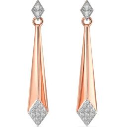 Joyalukkas 18 kt Gold & Diamond Drop Earrings-picture-26