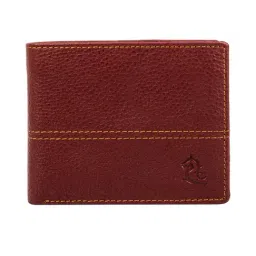 Kara Maroon Formal Leather Bi-Fold Wallet For Men-picture-43