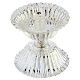 Sri Jagdamba Pearls 0.8 Silver Diya-17