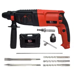 HPD Shakti 800 W 3 Mode Function Rotary Hammer with 3 Drill Bits and 2 Chisels, HPD-26-27