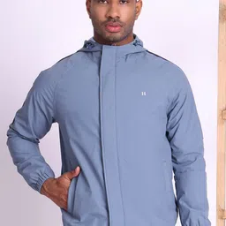 HOUSE OF VEDAS Waterproof Hooded Rain Jacket-image-67