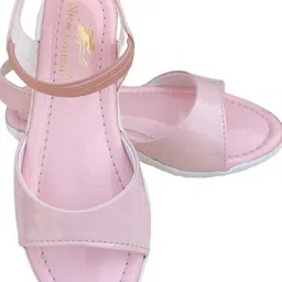 NEW LATEST Girls Pink Open Toe Flats-image-78