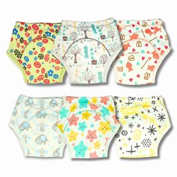 Kindermum Set of 6 Training Pants Medium - Multicolor-23