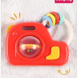 Babyhug Camera Shape Baby Rattle - Red-26