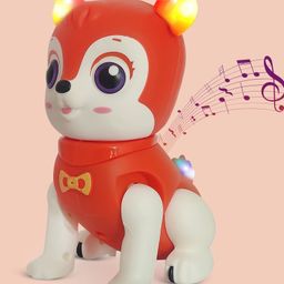Planet of Toys Movable Cute Dog Toy for Kids - Musical Dog Toy with Lovely Flying Ears - so Cute for Little Babies - Jumping Dog that Provides Endless Fun and Joy for Toddlers and Preschoolers-5