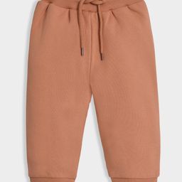 Mi Arcus Knit Solid Joggers - Rust Orange-image-69