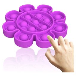 FunBlast Pop Bubble Stress Relieving Silicone Pop It Fidget Toy Pack Of 2 - Multicolour image 2