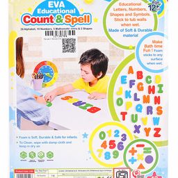 Ratnas EVA Educational Count & Spell  Alphabets & Numbers 43 Pieces - Multicolour image 2