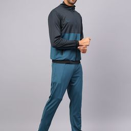 Shiv Naresh Colourblocked Mock Collar Jacket With Track Pants image 3