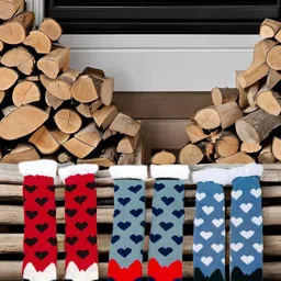 Butterthief Pack Of 3 Patterned Calf-Length Socks-17