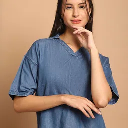 CORSICA Women Cotton Denim Top-picture-20