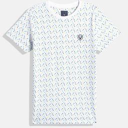 Allen Solly Junior Boys Printed Pure Cotton T-shirt-picture-0