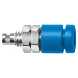 SCHUTZINGER CONN, BANANA, JACK, 10A, BLUE, SOLDER, IBU 2011 NI / BL-image-59