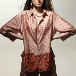 Vero Moda Orange Printed Shirt-picture-37