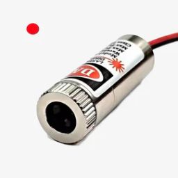 CHT1230 12mm 5mW Point Laser Module with Adjustable Spot Size – Red-1