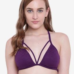 La Intimo Purple Beach Mania Bra-image-5