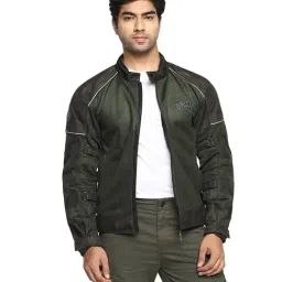 Royal Enfield Dark Olive Streetwind V2 Riding Jacket-image-16
