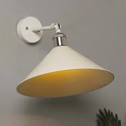 Homesake White Edison Barn Cone Shade Wall Lamp - Set of 1-picture-32